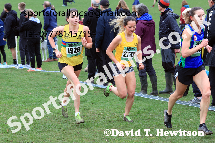 Senior Womens 2026 UK CAU Inter Counties Cross Country, Wollaton Park, Nottingham. Photo: David T. Hewitson/Sports for All Pics